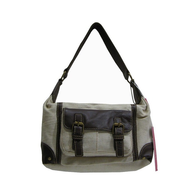 Sac épaule incurvé Fuchsia beige marron FUCHSIA - 1 Sac épaule incurvé Fuchsia beige marron FUCHSIA - 1