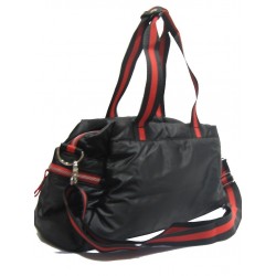 Sac à main bowling de marque Serge Blanco rugby textile noir et rouge SERGE BLANCO - 2 Sac à main bowling de marque Serge Blanco rugby textile noir et rouge SERGE BLANCO - 2