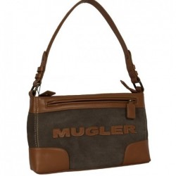 Petit sac porté épaule Thierry Mugler en cuir gris et marron Natural 3 THIERRY MUGLER - 1 Petit sac porté épaule Thierry Mugler en cuir gris et marron Natural 3 THIERRY MUGLER - 1