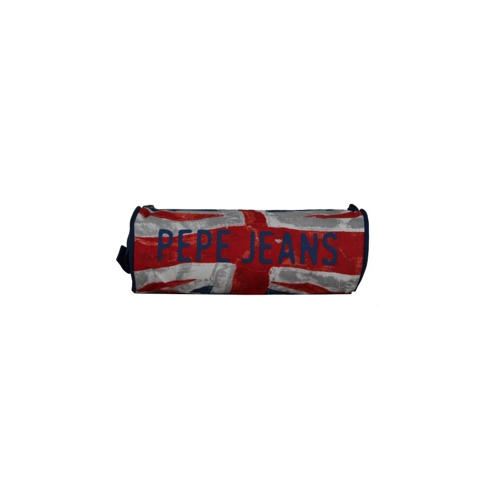 Trousse Pepe Jeans logo Anglais Pepe Jeans ronde 1 compartiment Pepe Jeans - 1