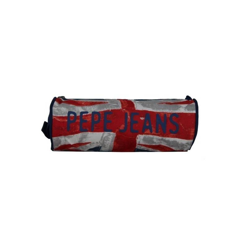 Trousse Pepe Jeans logo Anglais Pepe Jeans ronde 1 compartiment Pepe Jeans - 1