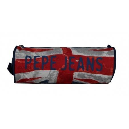 Trousse Pepe Jeans logo Anglais Pepe Jeans ronde 1 compartiment Pepe Jeans - 1