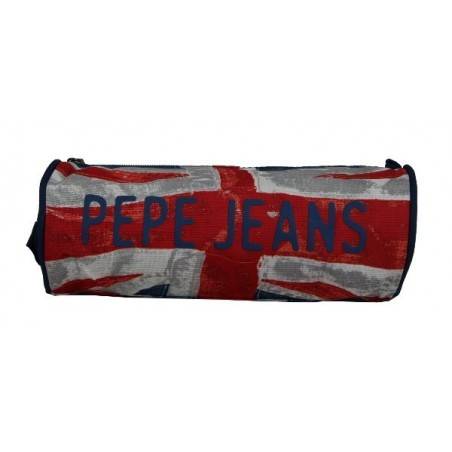 Trousse Pepe Jeans logo Anglais Pepe Jeans ronde 1 compartiment Pepe Jeans - 3