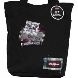 Sac cabas noir tête de mort Eastpak k588 Shopper 844 Skull Patches EASTPAK - 2