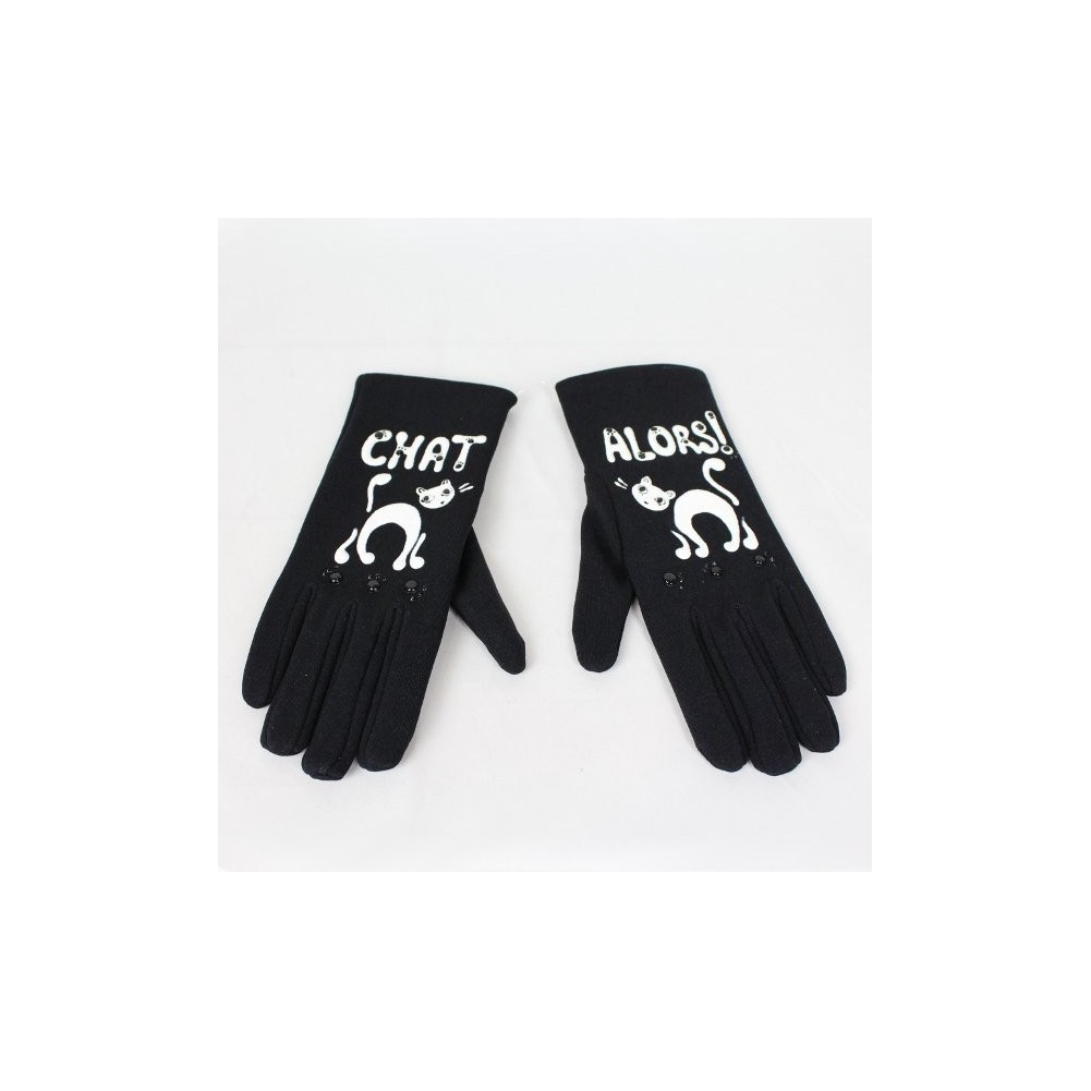 Gant femme extensible Chat alors A DÉCOUVRIR ! - 1