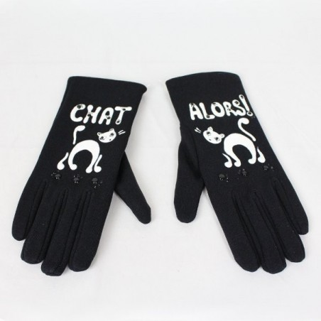 Gant femme extensible Chat alors A DÉCOUVRIR ! - 1