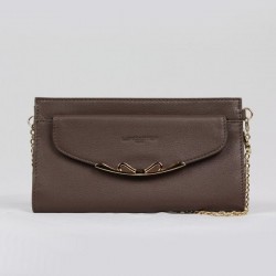 Petit sac bandoulière chaîne cuir Lancaster 172-10 LANCASTER - 9 Petit sac bandoulière chaîne cuir Lancaster 172-10 LANCASTER - 9