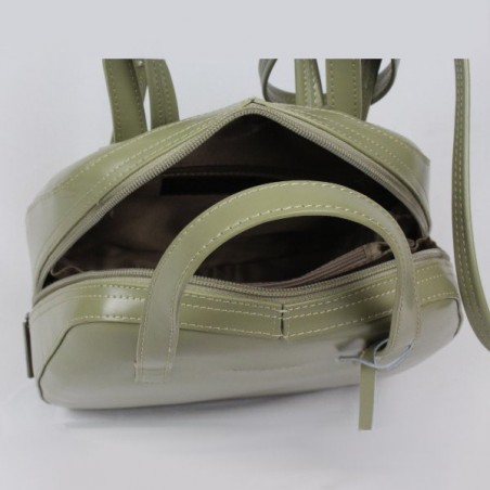 Sac au dos cuir vert Arthur et Aston 9848 ARTHUR & ASTON - 5