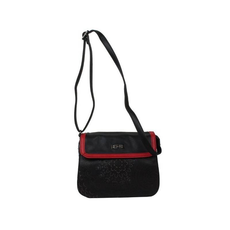 Sac bandoulière noir et rouge SMASH CUPOLA BAG SMASH - 1 Sac bandoulière noir et rouge SMASH CUPOLA BAG SMASH - 1