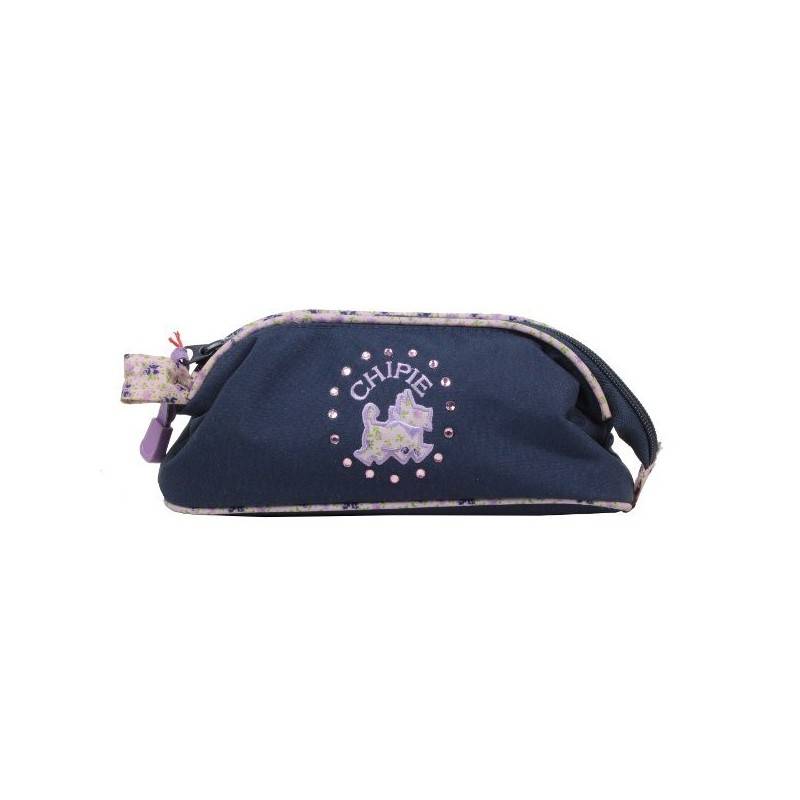 Trousse Chipie VICTIRIAN demi-ronde strass 1 compartiment CHIPIE - 1 Trousse Chipie VICTIRIAN demi-ronde strass 1 compartiment CHIPIE - 1