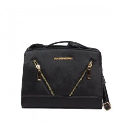 Sac bandoulière Saffiano déco zip 20271 A DÉCOUVRIR ! - 5