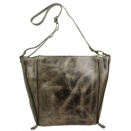 Sac cabas seau vintage cuir viellie Bruno Rossi S 34 Bruno Rossi - 2