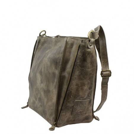 Sac cabas seau vintage cuir viellie Bruno Rossi S 34 Bruno Rossi - 4