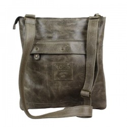 Sac bandoulière zip cuir vieilli Bruno Rossi S2 Bruno Rossi - 10