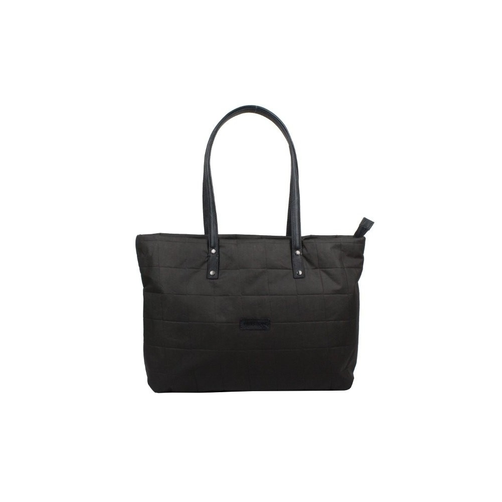 Sac cabas trapèze damier noir 101039 Patrick Blanc PATRICK BLANC - 1