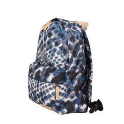 Petit sac à dos Eastpak EK12A 43K Blue toile cuir motif EASTPAK - 2 Petit sac à dos Eastpak EK12A 43K Blue toile cuir motif EASTPAK - 2