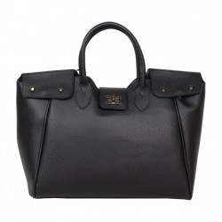 Sac à main cabas cuir fabriqué en Italie 8101NG A DÉCOUVRIR ! - 5