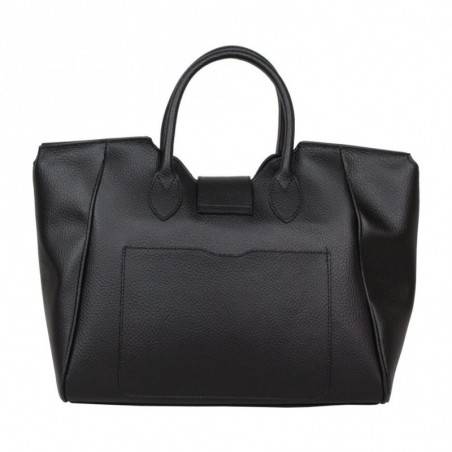 Sac à main cabas cuir fabriqué en Italie 8101NG A DÉCOUVRIR ! - 8