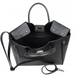 Sac à main cabas cuir fabriqué en Italie 8101NG A DÉCOUVRIR ! - 6
