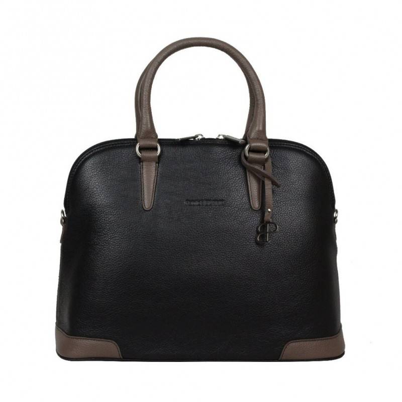 Sac à main cuir Patrick Blanc arrondie bi couleur 105058 PATRICK BLANC - 1 Sac à main cuir Patrick Blanc arrondie bi couleur 105058 PATRICK BLANC - 1