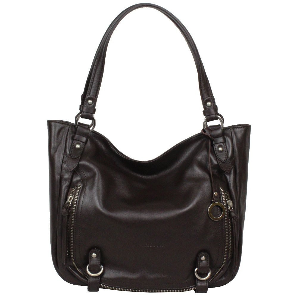 Sac en cuir souple Patrick Blanc forme petit cabas 100119 PATRICK BLANC - 13
