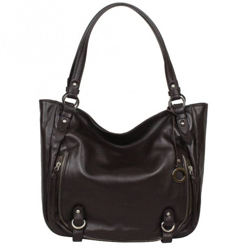 Sac en cuir souple Patrick Blanc forme petit cabas 100119 PATRICK BLANC - 13 Sac en cuir souple Patrick Blanc forme petit cabas 100119 PATRICK BLANC - 13