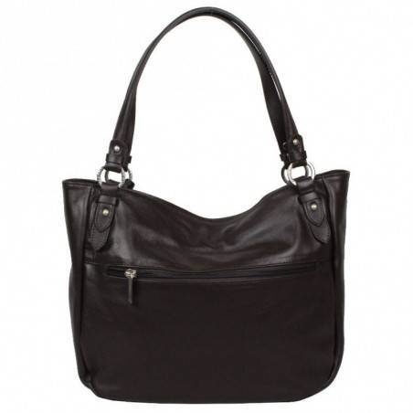 Sac en cuir souple Patrick Blanc forme petit cabas 100119 PATRICK BLANC - 14