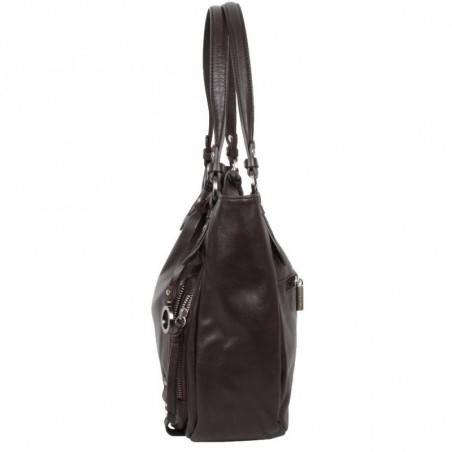 Sac en cuir souple Patrick Blanc forme petit cabas 100119 PATRICK BLANC - 15