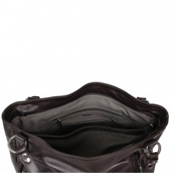 Sac en cuir souple Patrick Blanc forme petit cabas 100119 PATRICK BLANC - 16