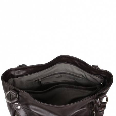 Sac en cuir souple Patrick Blanc forme petit cabas 100119 PATRICK BLANC - 16