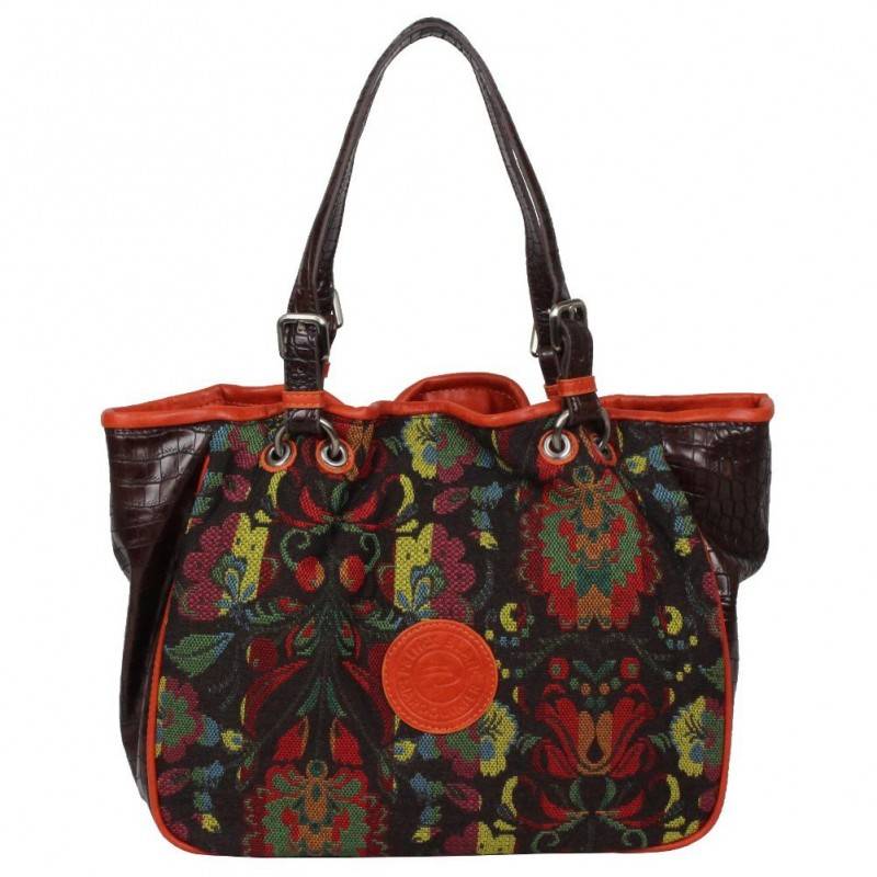 Sac cabas Patrick Blanc imprimé multicolore toile 524040 PATRICK BLANC - 1 Sac cabas Patrick Blanc imprimé multicolore toile 524040 PATRICK BLANC - 1