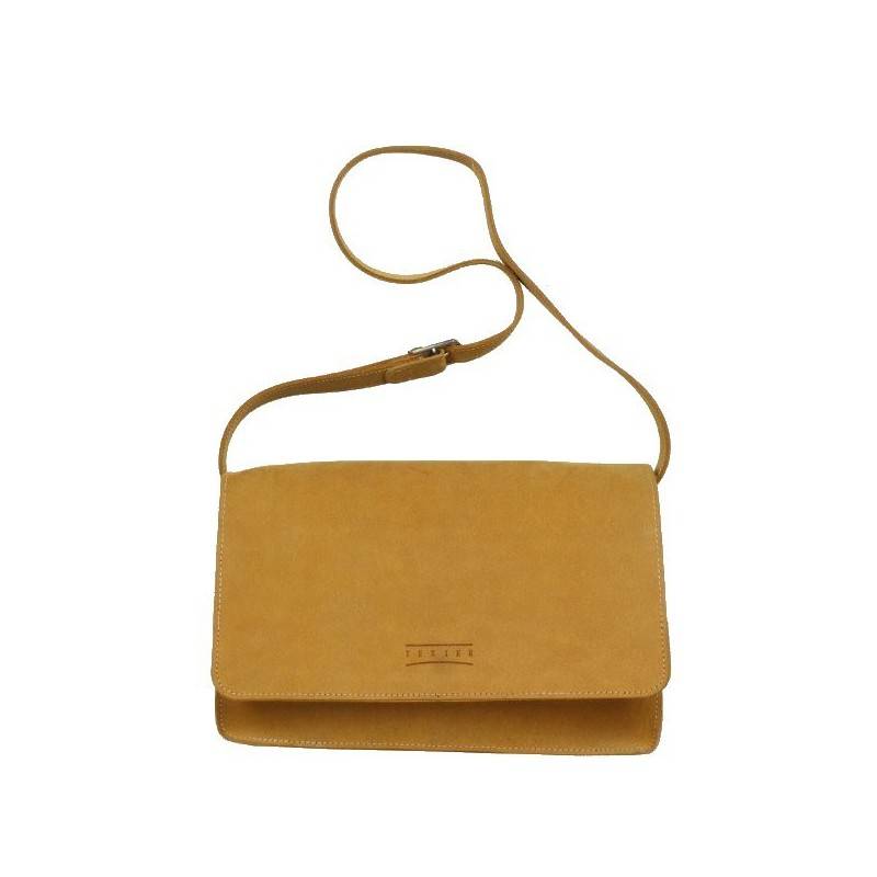 Sac rabat porté épaule en cuir Texier fabrication Française 2549 TEXIER - 1 Sac rabat porté épaule en cuir Texier fabrication Française 2549 TEXIER - 1