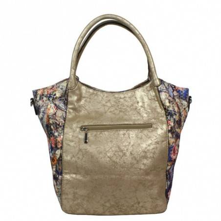 Sac à main motif imprimé floral métallisé 2977L Eternel - 3