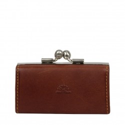 Petit porte monnaie fermoir femme cuir végétal vintage Tony Perotti V352 Tony PEROTTI - 5