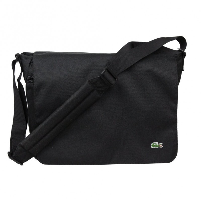 Gibecière Lacoste NH1434CP Black Messenger Bag Gibecière Lacoste NH1434CP Black Messenger Bag