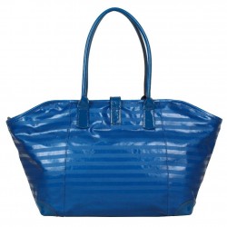 Sac shopping forme bateau verni Texier Striplight fabriquer en France 25606 TEXIER - 4