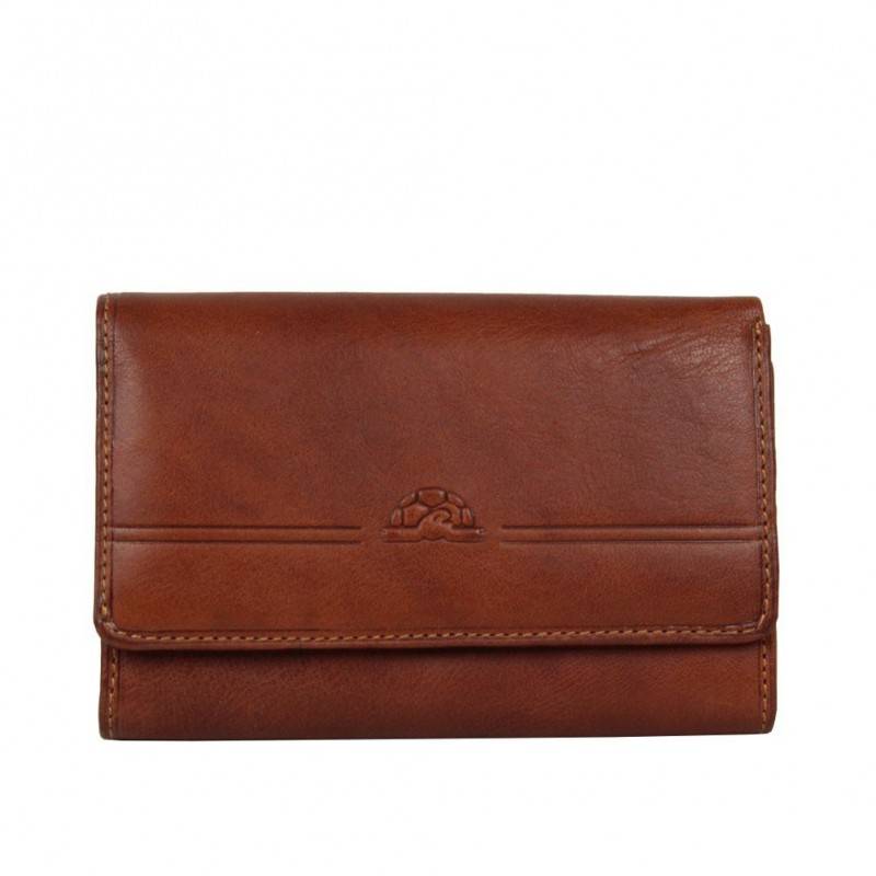 Porte monnaie billet femme cuir végétal fermoir vintage Tony Perotti Tony PEROTTI - 1 Porte monnaie billet femme cuir végétal fermoir vintage Tony Perotti Tony PEROTTI - 1