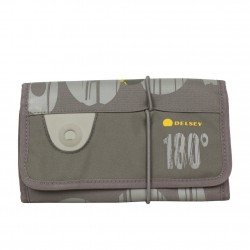 Trousse Delsey toile aménagé 0344174 07 skateur plumier plat  DELSEY - 1