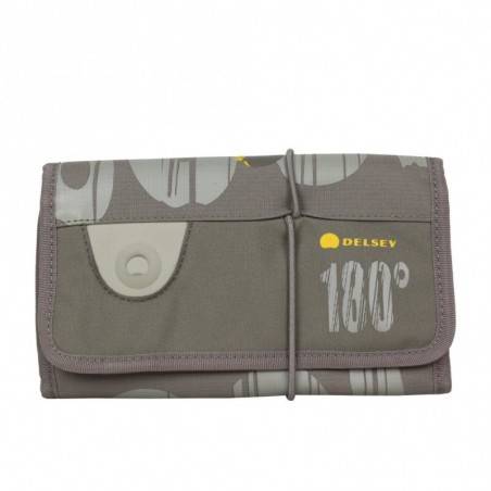 Trousse Delsey toile aménagé 0344174 07 skateur plumier plat  DELSEY - 1