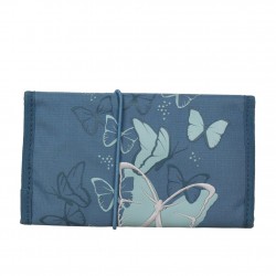 Trousse Delsey toile 0344174 papillon plumier plat aménagé DELSEY - 2