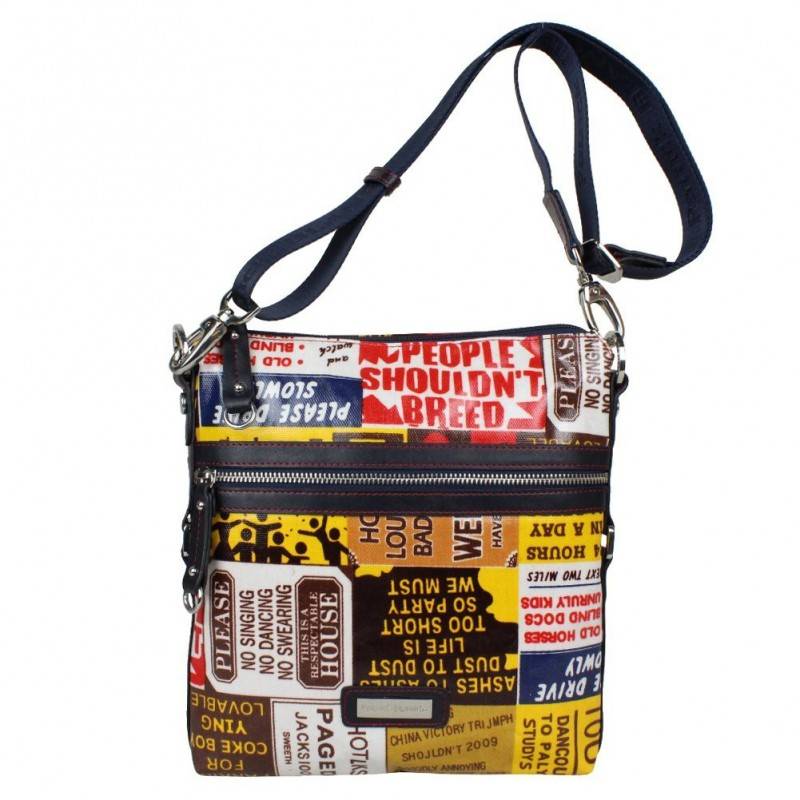 Sac ultra plat Patrick Blanc motif multicolore Pub 502033 PATRICK BLANC - 1 Sac ultra plat Patrick Blanc motif multicolore Pub 502033 PATRICK BLANC - 1