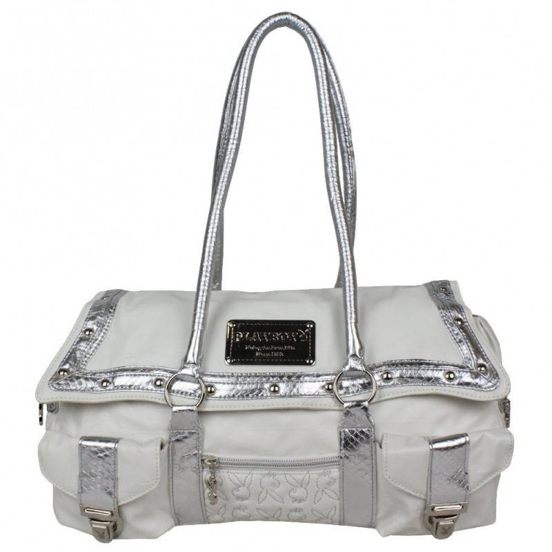 Sac porté épaule toile forme "banane" Playboy PA 1840 PLAYBOY - 1 Sac porté épaule toile forme "banane" Playboy PA 1840 PLAYBOY - 1
