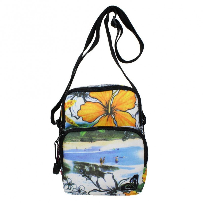 Pochette bandoulière Roxy imprimé plage et fleur Hawaii QJWBA511 ROXY - 1 Pochette bandoulière Roxy imprimé plage et fleur Hawaii QJWBA511 ROXY - 1