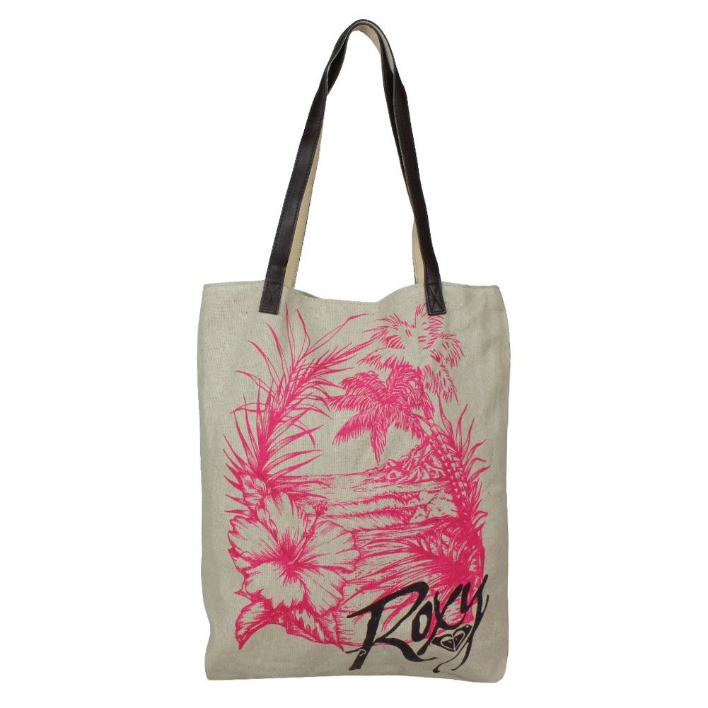 Sac tote bag toile motif Roxy barefeet QLWBA232 ROXY - 4