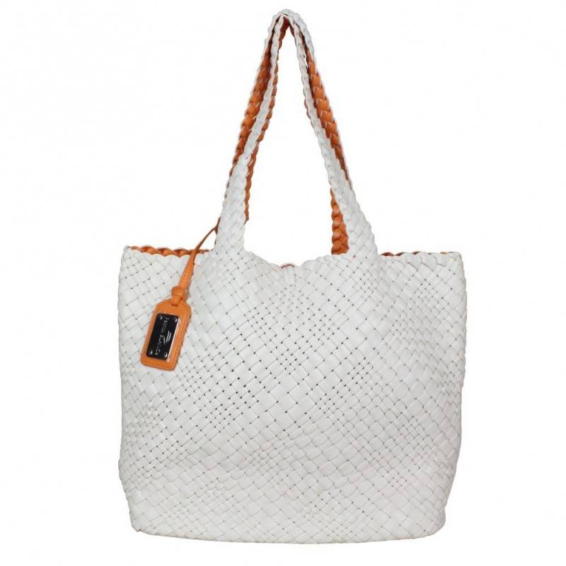 Sac cabas Patrick Blanc réversible bicolore effet tressé PATRICK BLANC - 2 Sac cabas Patrick Blanc réversible bicolore effet tressé PATRICK BLANC - 2