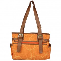 Sac seau épaule toile Patrick Blanc 8021-05 Orange PATRICK BLANC - 4