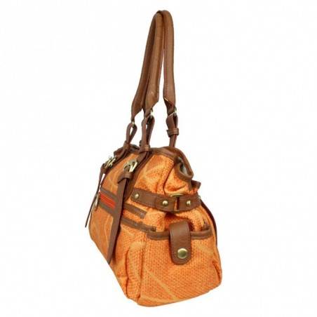 Sac porté épaule toile multicolore Patrick Blanc 8906 PATRICK BLANC - 2