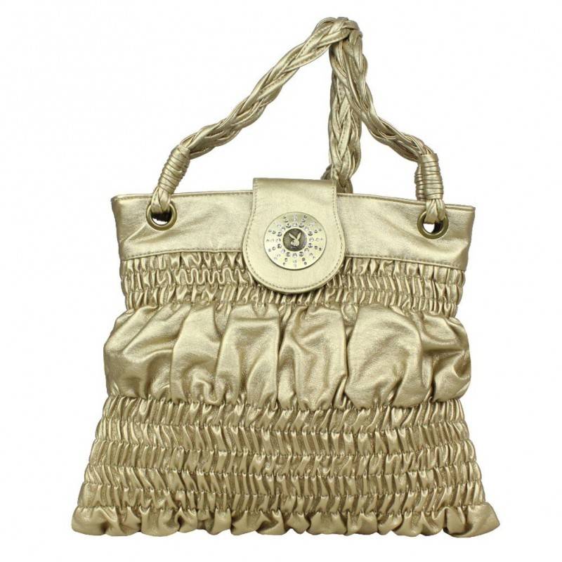 Sac porté épaule toile forme "banane" Playboy PA 1840 PLAYBOY - 1 Sac porté épaule toile forme "banane" Playboy PA 1840 PLAYBOY - 1