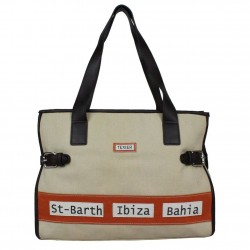 Sac cabas toile Texier St Barth Ibiza Bahia 19202  TEXIER - 1