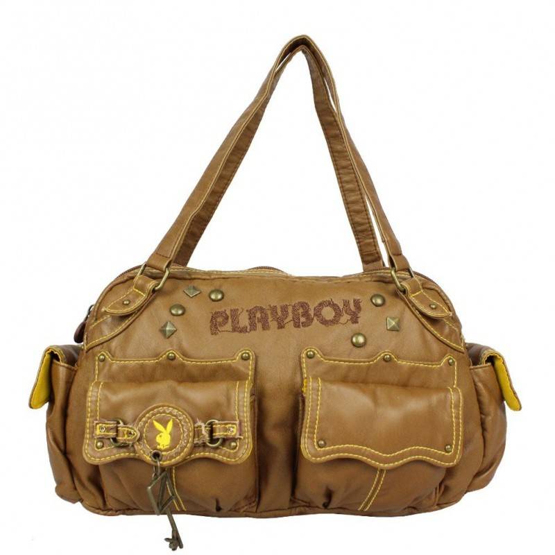 Sac porté épaule toile forme "banane" Playboy PA 1840 PLAYBOY - 1 Sac porté épaule toile forme "banane" Playboy PA 1840 PLAYBOY - 1